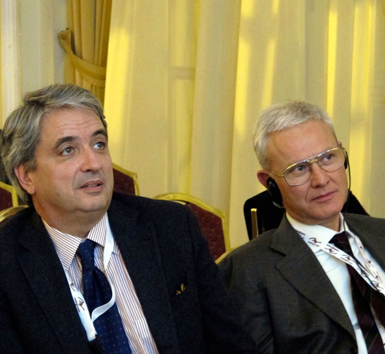Proff. Riccardo Dalla Favera (New York, USA) e Antonio Abbadessa (Napoli, Caserta)